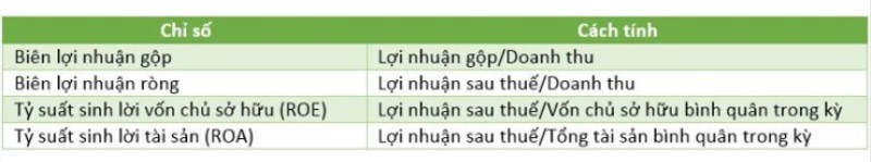 Các nhóm chỉ số tài chính quan trọng trong phân tích cơ bản