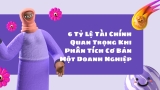 6 Tỷ Lệ Tài Chính Quan Trọng Khi Phân Tích Cơ Bản Một Doanh Nghiệp
